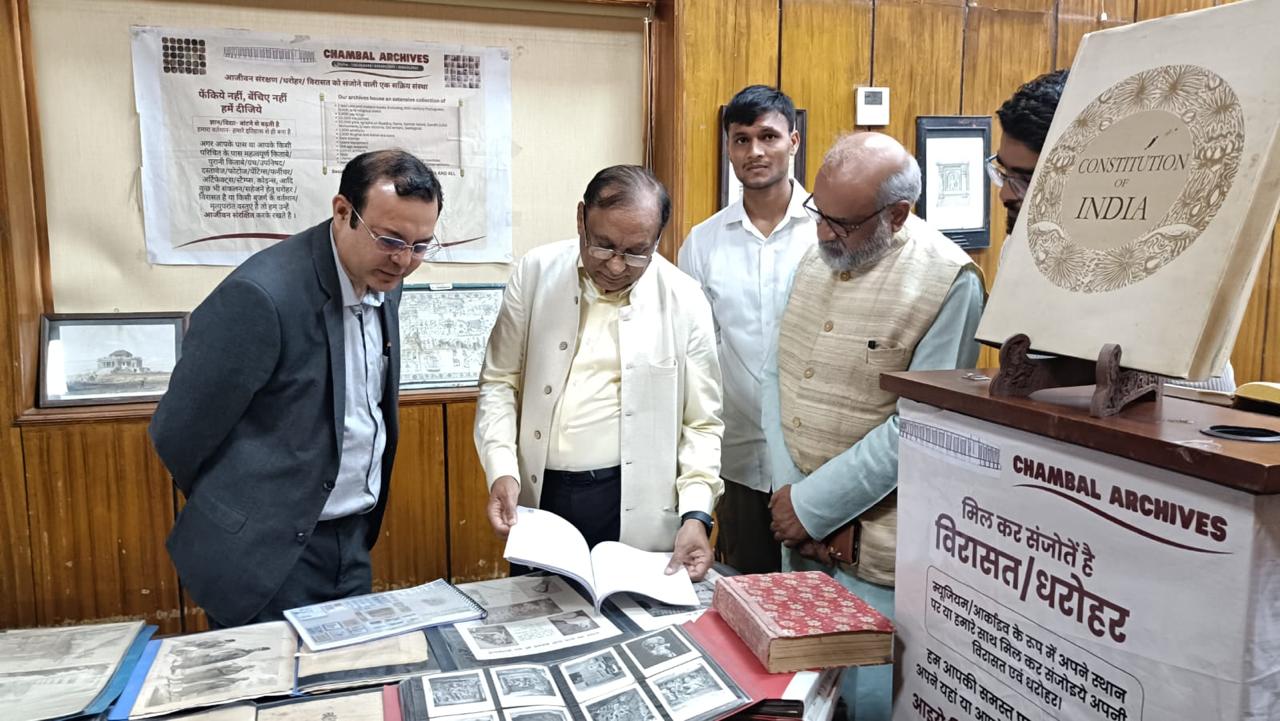 VC of Lucknow University & Chambal Archives